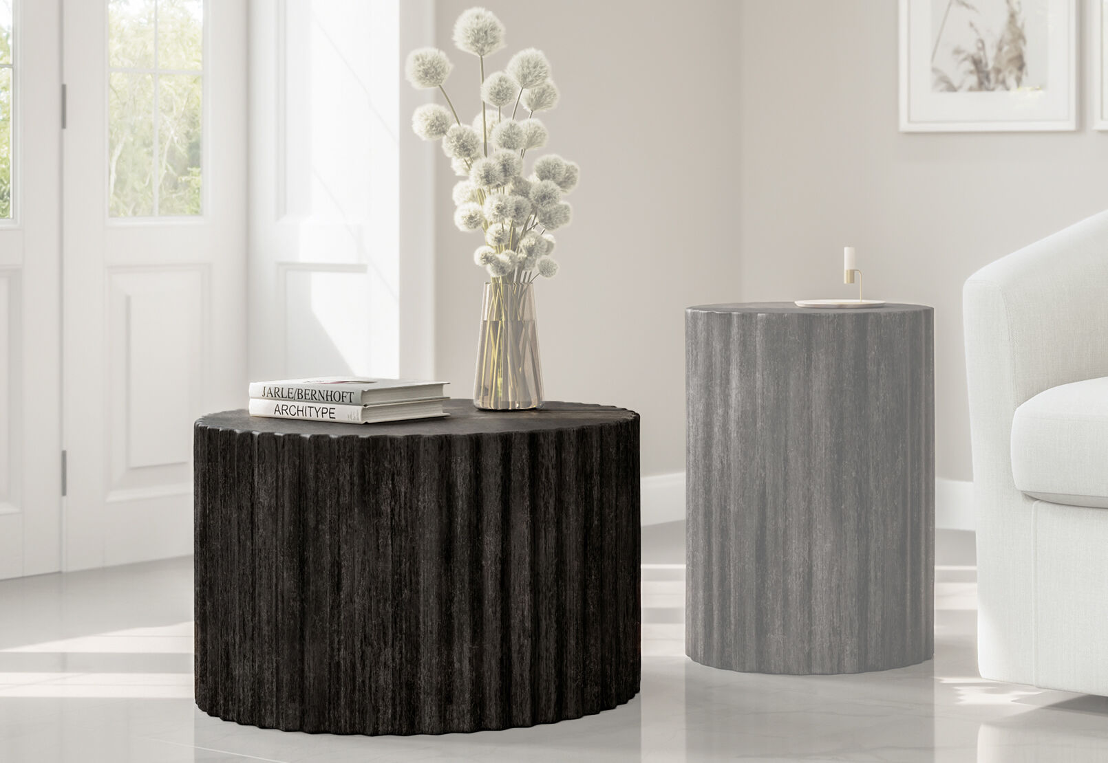 PRUITT COFFEE TABLE 	BLACK