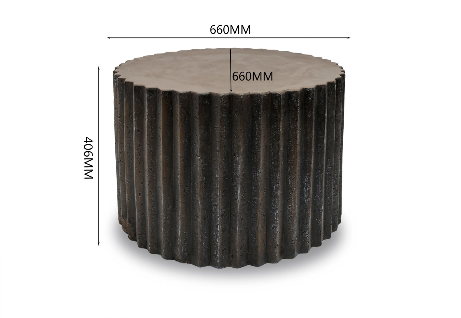 PRUITT COFFEE TABLE 	BLACK