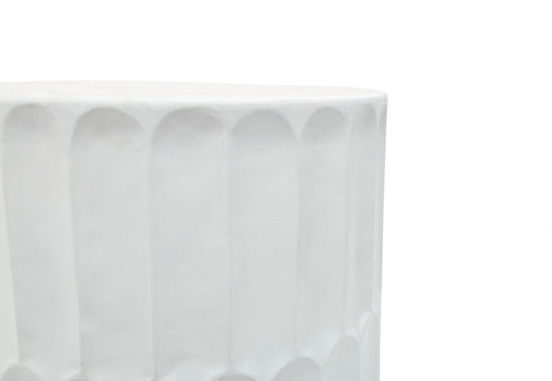 RHUTHUN LAMP TABLE WHITE