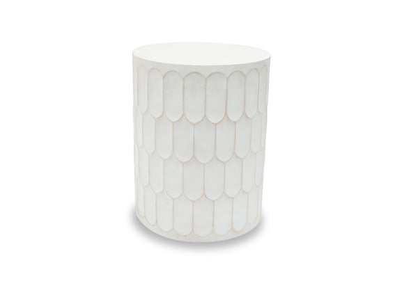 RHUTHUN SMALL LAMP TABLE WHITE