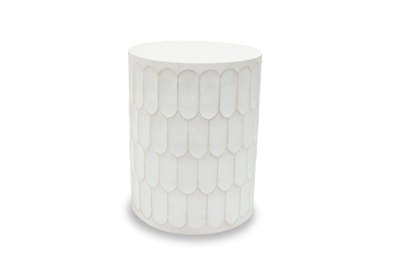 RHUTHUN SMALL LAMP TABLE WHITE