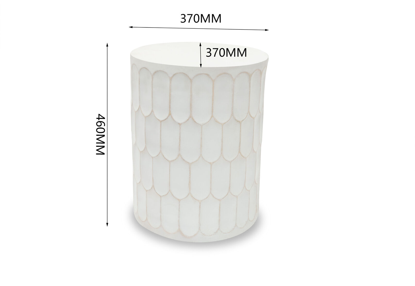 RHUTHUN SMALL LAMP TABLE WHITE