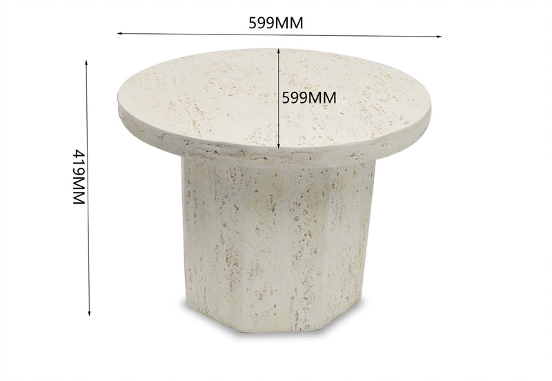 RICHARDS LAMP TABLE CREAM