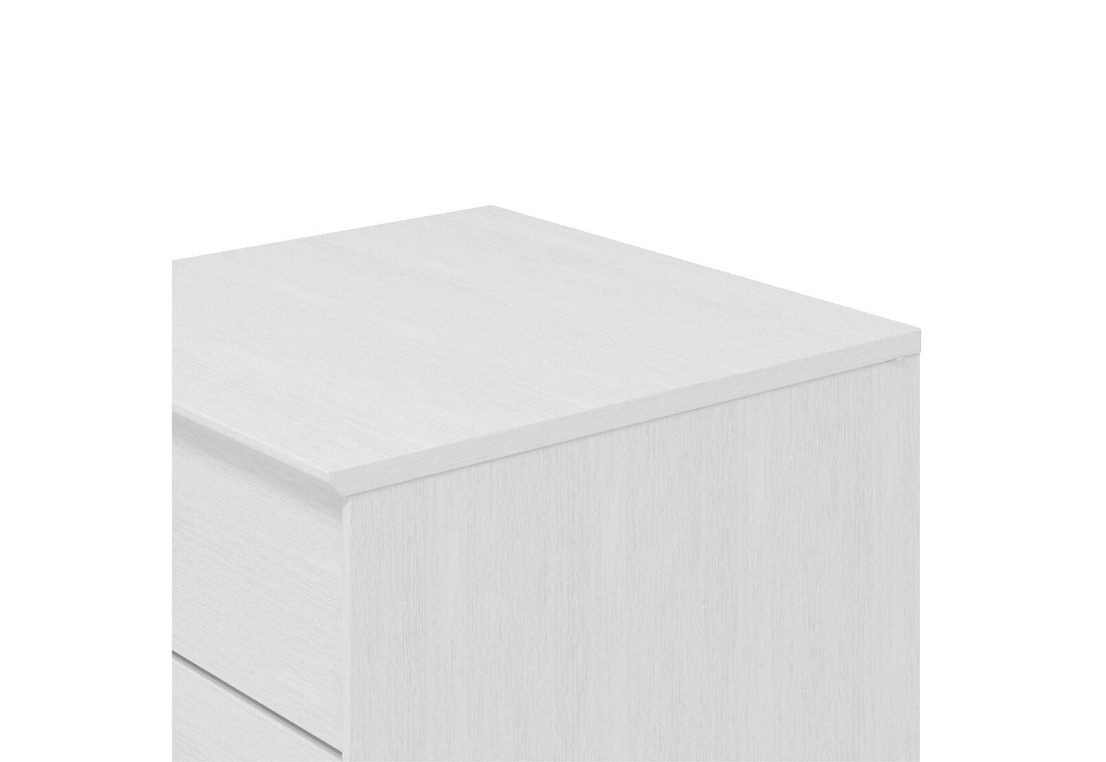 FIELDS 2 DRAWER BEDSIDE TABLE PEARL WHITE