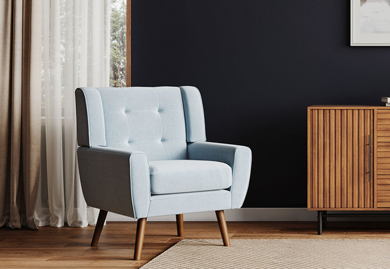 HOOD ACCENT CHAIR GREY