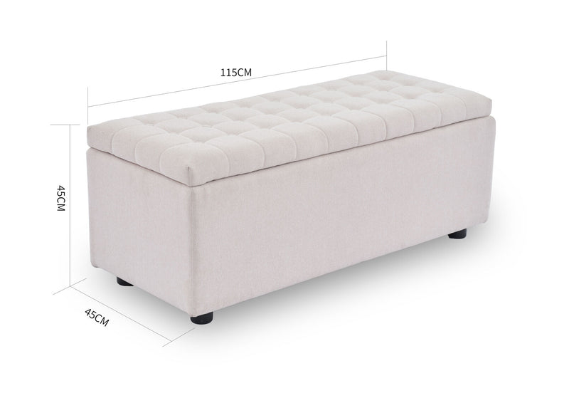 ARROYO STORAGE BENCH BEIGE