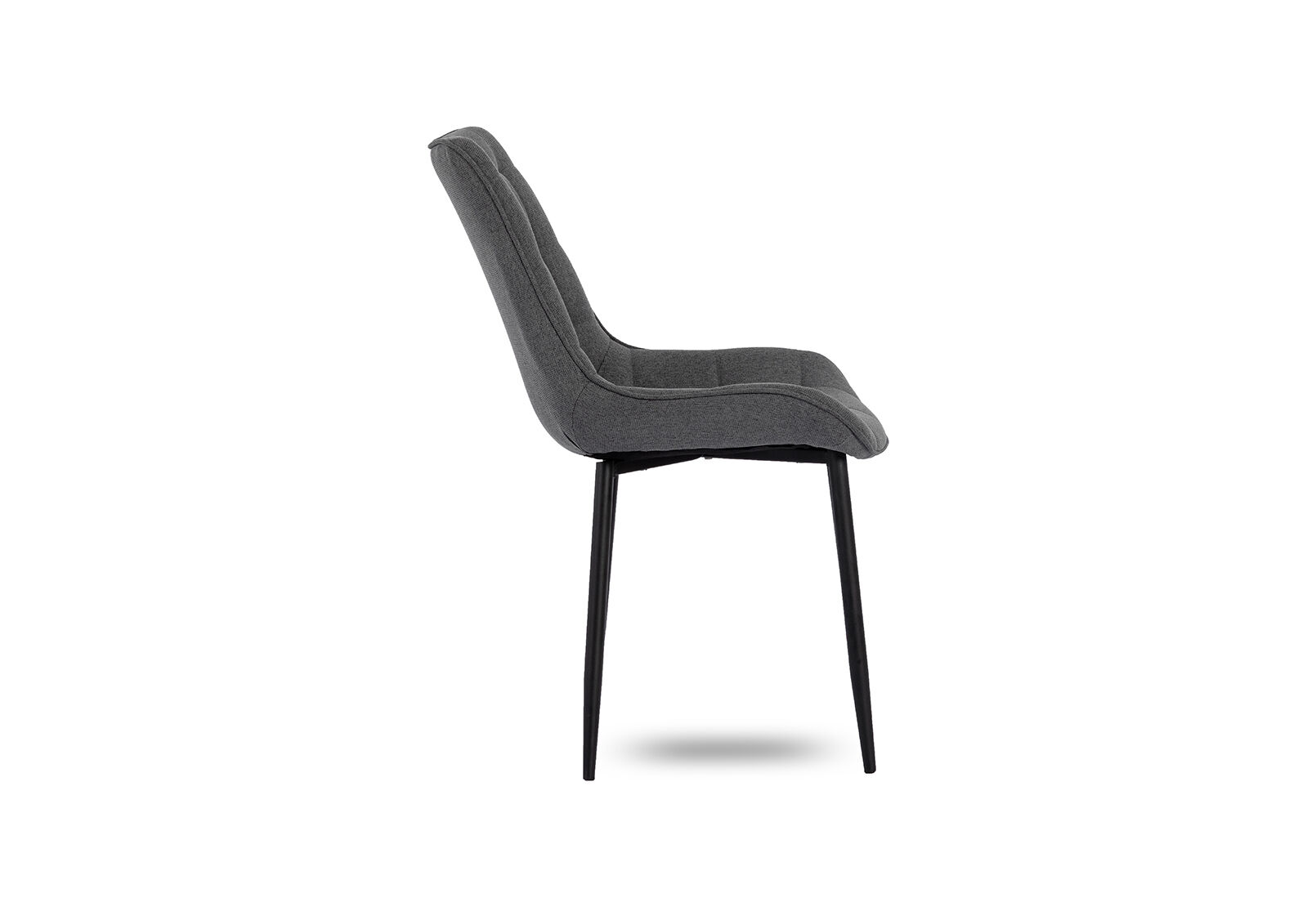BOYLE SET OF 2 DINING CHAIRS 	CHARCOAL