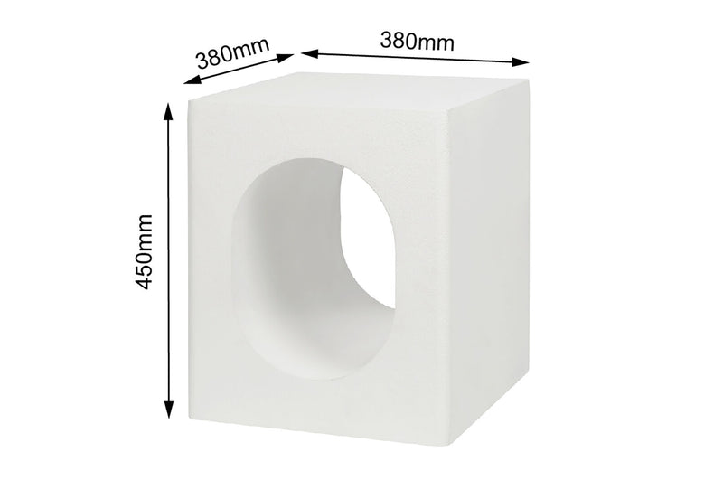 LAMB SIDE TABLE WHITE