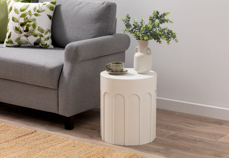 LEOPOLD LAMP TABLE WHITE