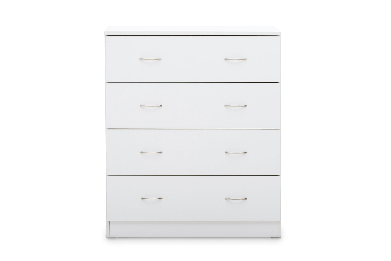 SPACESAVER MK2 BUDGET 4 DRAWER TALL CHEST WHITE