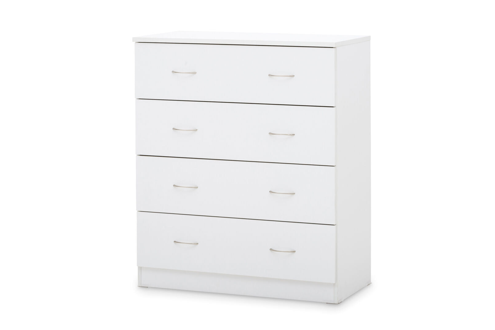 SPACESAVER MK2 BUDGET 4 DRAWER TALL CHEST WHITE