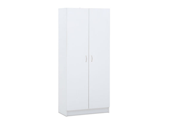 SPACESAVER MK2 PANTRY 2 DOOR ALL SHELF WHITE