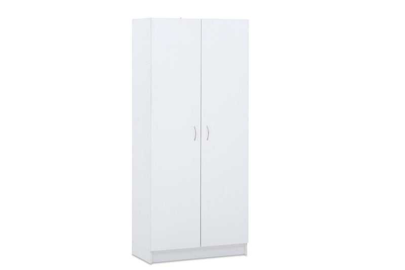 SPACESAVER MK2 PANTRY 2 DOOR ALL SHELF WHITE