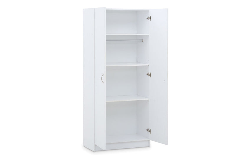 SPACESAVER MK2 PANTRY 2 DOOR ALL SHELF WHITE