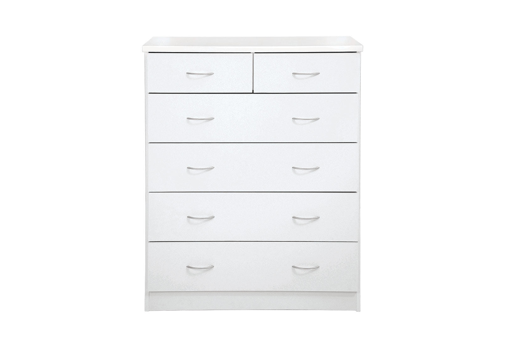 SPACESAVER MK2 6 DRAWER 900 SPLIT CHEST WHITE