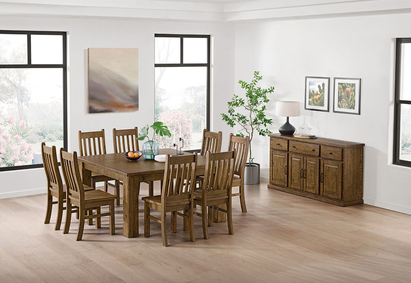 WILLOWBROOK 1500 SQUARE DINING TABLE TALLOWOOD