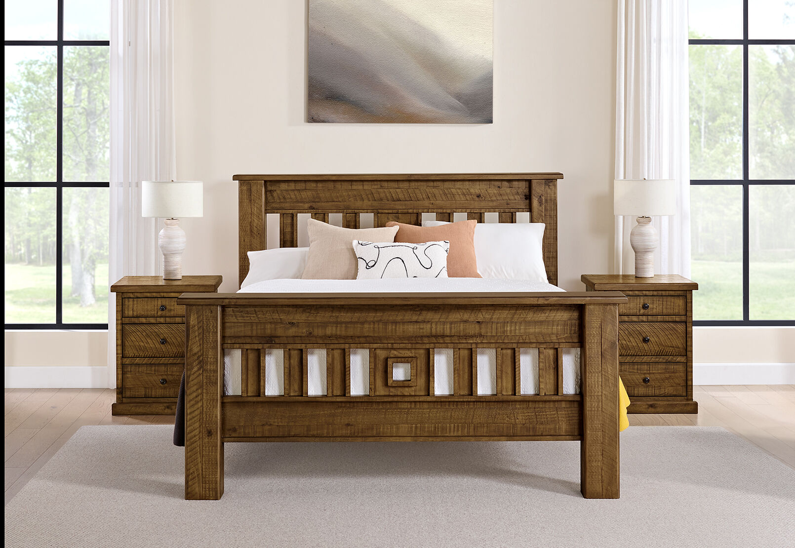 WILLOWBROOK QUEEN BED TALLOWOOD
