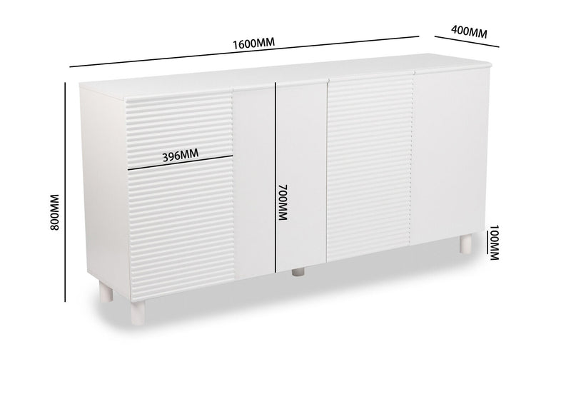 DAY 4 DOOR BUFFET WHITE