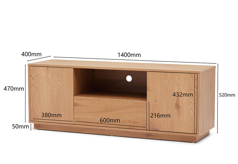 McCLAIN ENTERTAINMENT UNIT OAK