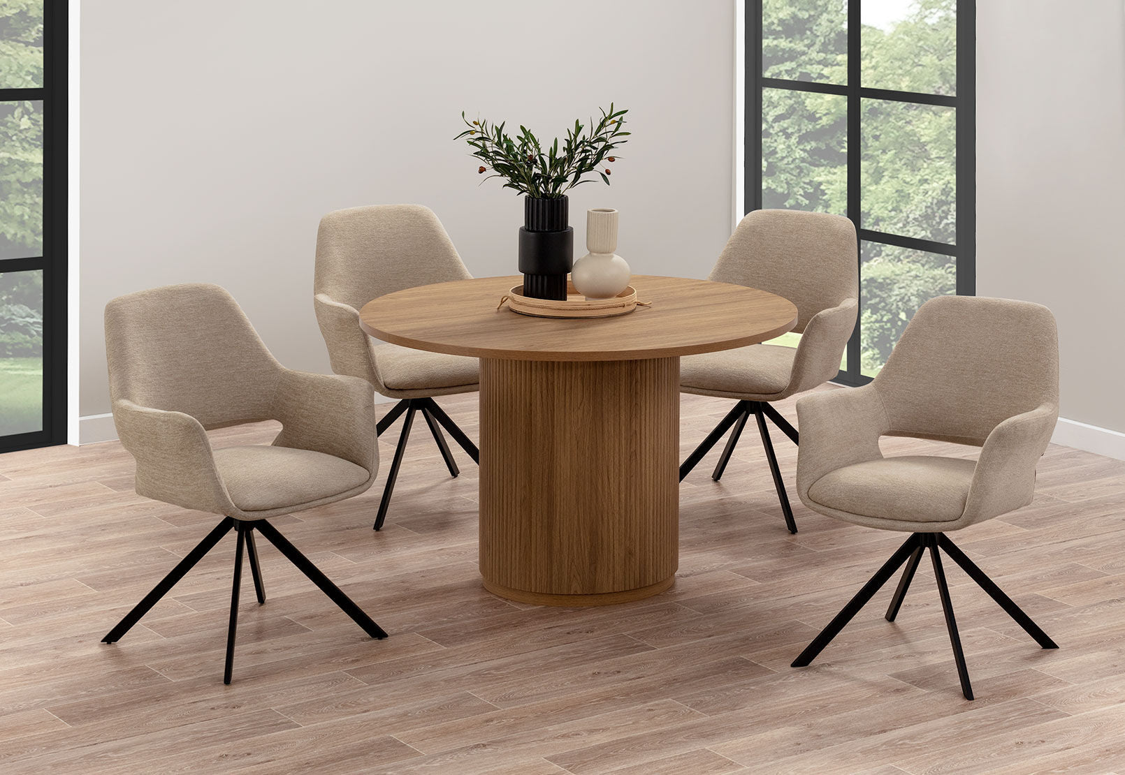 CIAN DINING CHAIR 	BEIGE