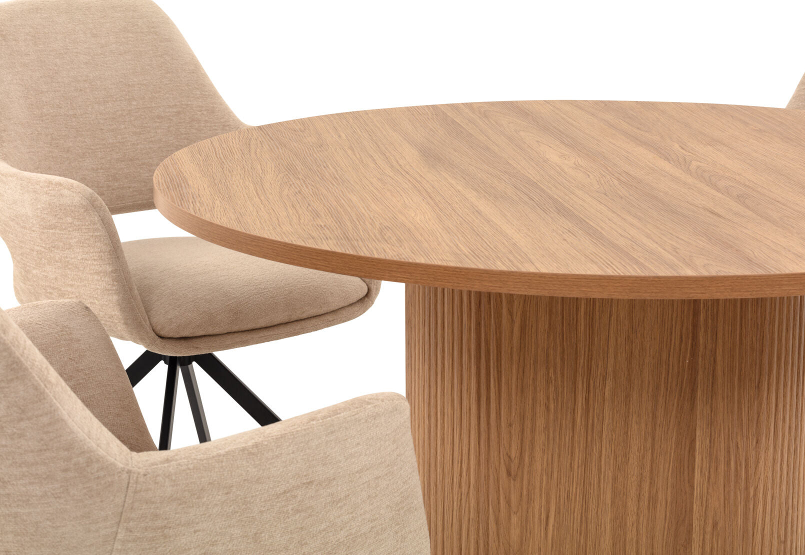 CIAN 5 PIECE DINING SUITE NATURAL/BEIGE