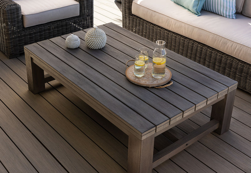 PORTOFINO OUTDOOR COFFEE TABLE 	DARK GREY