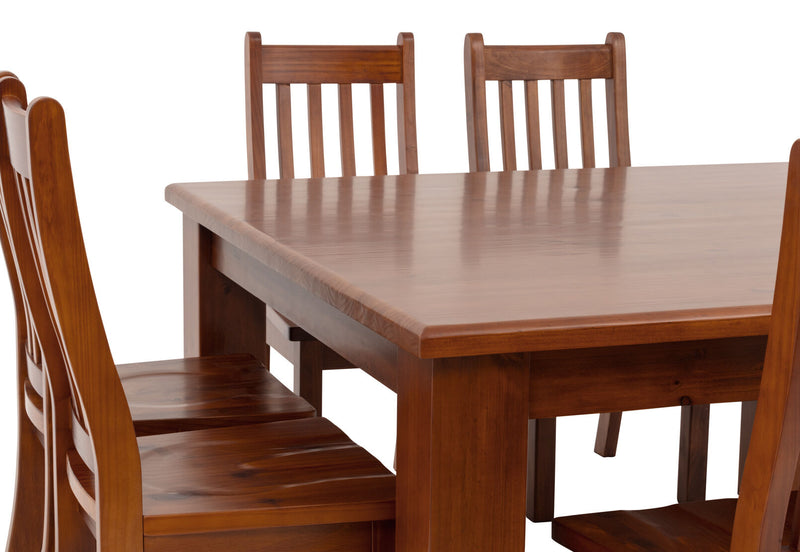 CALLAGHAN 9 PIECE SQUARE DINING SUITE RUSTIC