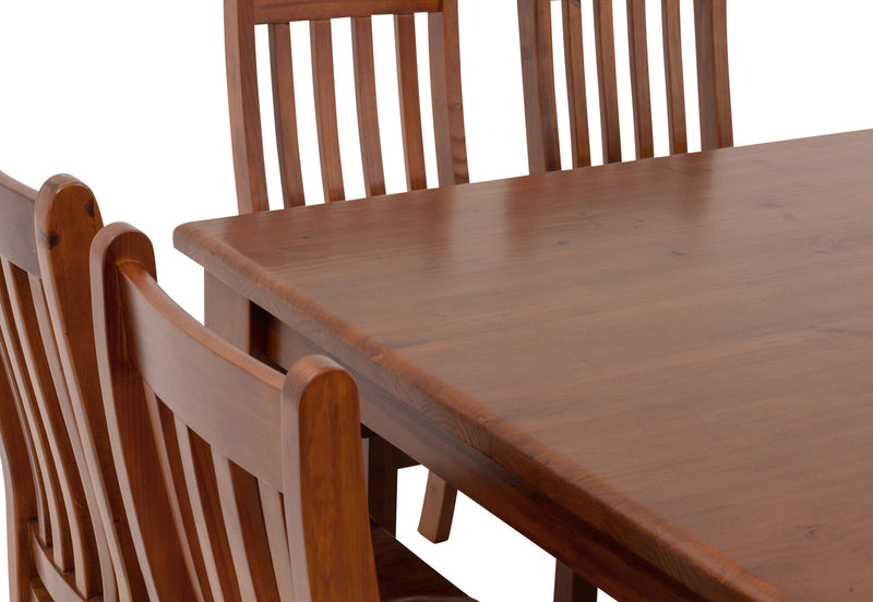 CALLAGHAN 9 PIECE SQUARE DINING SUITE RUSTIC