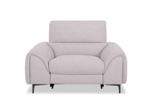 DOMINICO FABRIC ELECTRIC RECLINER LIGHT GREY