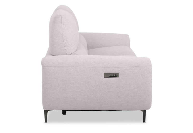 DOMINICO FABRIC ELECTRIC RECLINER LIGHT GREY