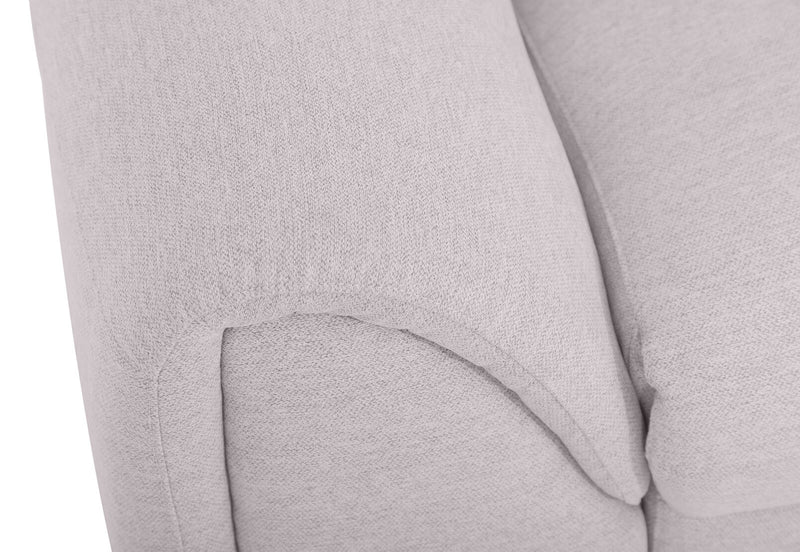 DOMINICO FABRIC ELECTRIC RECLINER LIGHT GREY