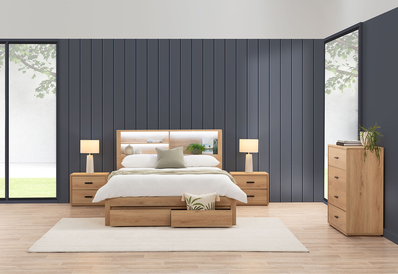 COLWYN BAY TALL CHEST NATURAL