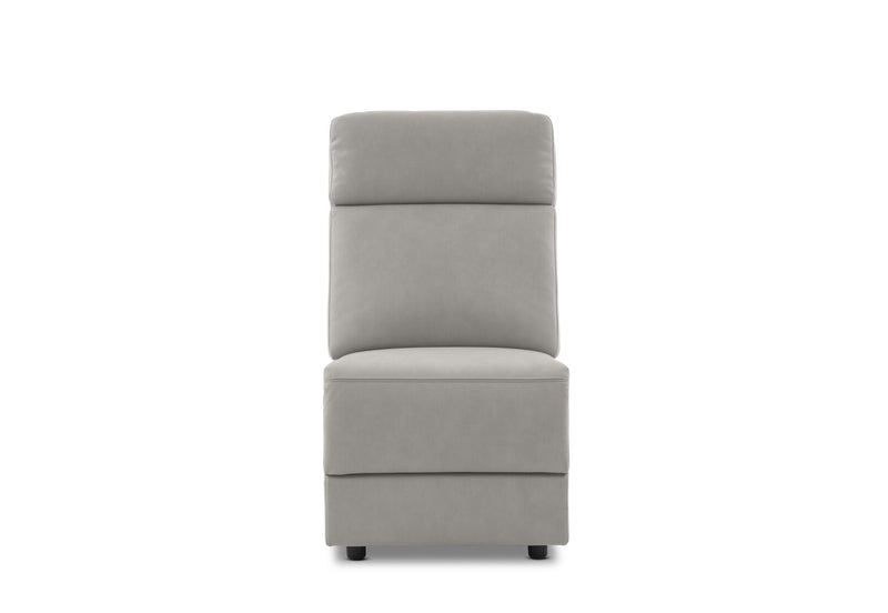 LEANDRO ARMLESS CHAIR LIGHT GREY