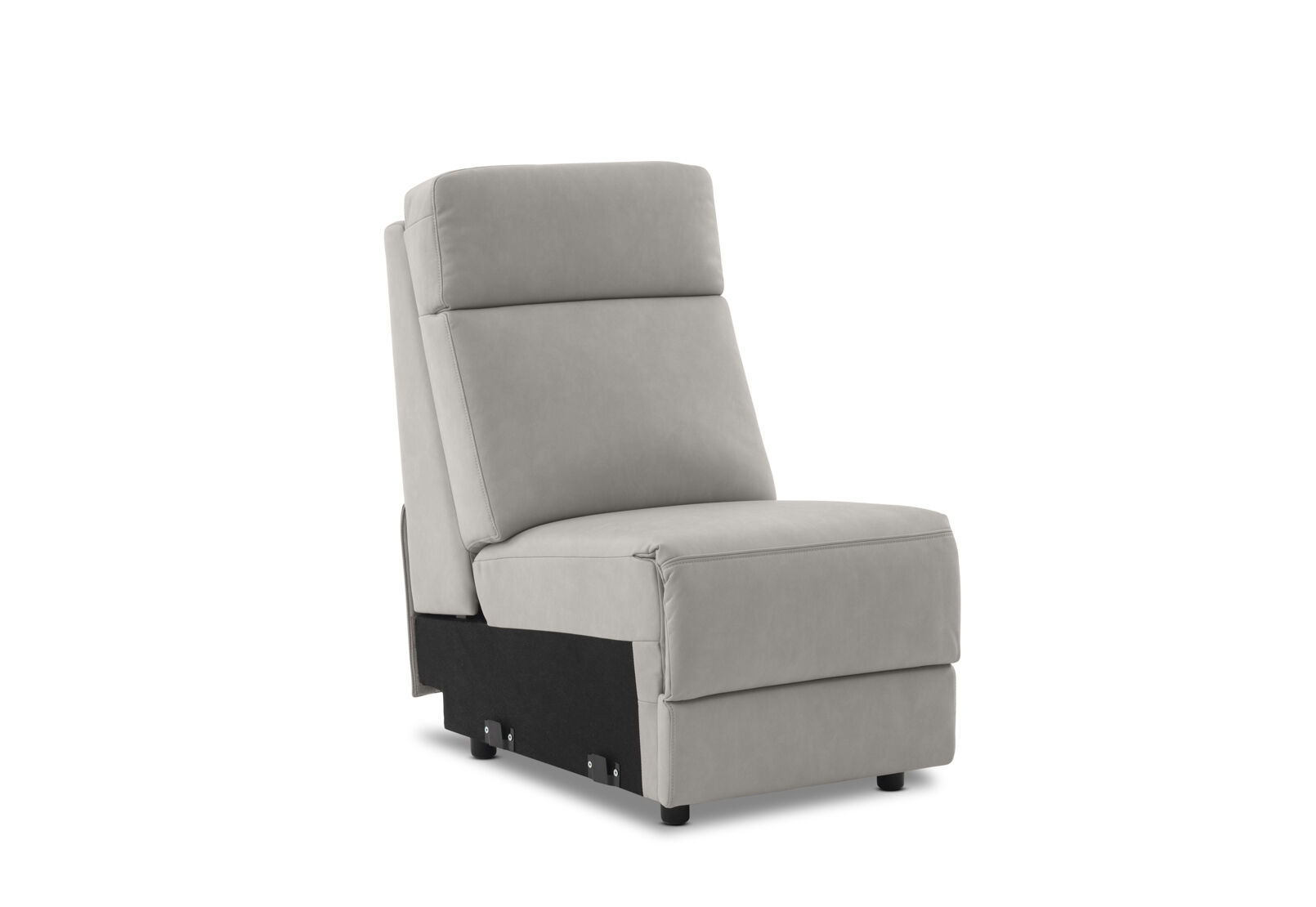 LEANDRO ARMLESS CHAIR LIGHT GREY
