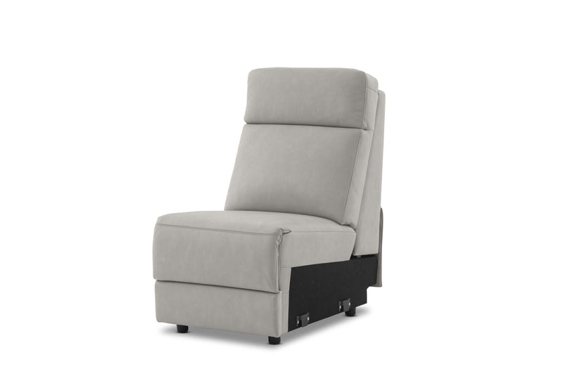 LEANDRO ARMLESS CHAIR LIGHT GREY