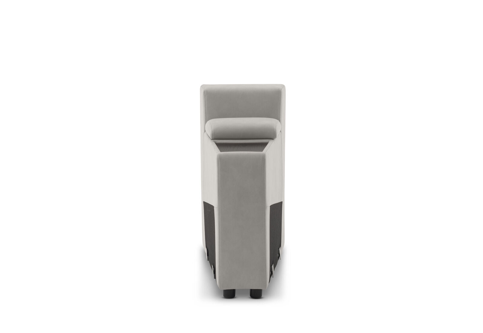 LEANDRO WEDGE STORAGE CONSOLE LIGHT GREY