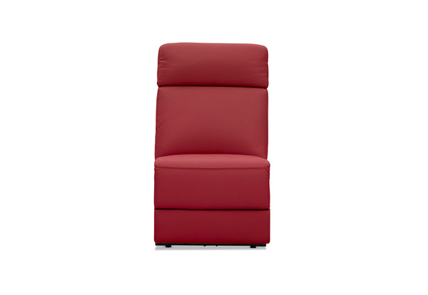 RYKER ARMLESS CHAIR WITH SINGLE MOTOR RECLINER RED
