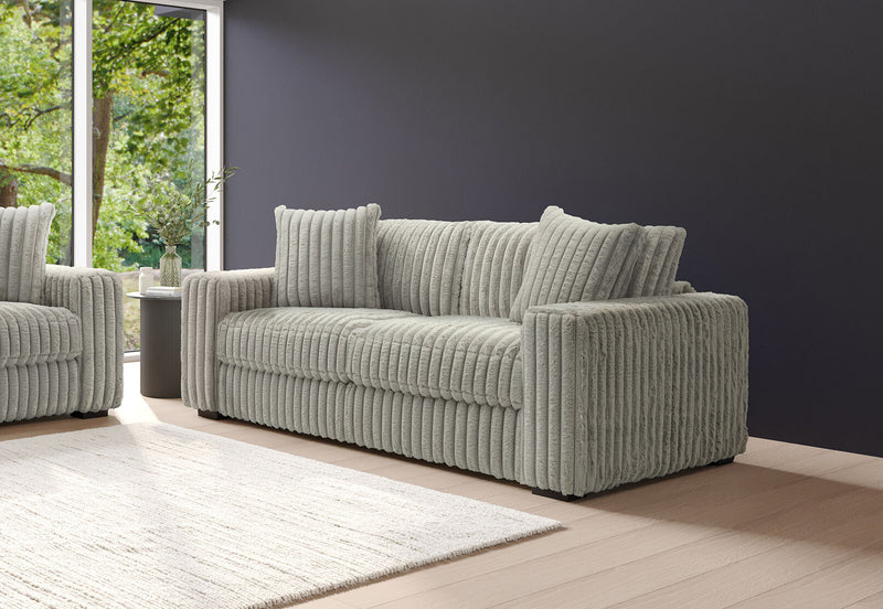 SACHA FABRIC 2.5 SEATER SOFA LIGHT GREY