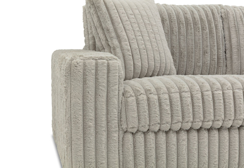 SACHA FABRIC 2.5 SEATER SOFA LIGHT GREY