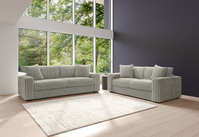 SACHA FABRIC 2.5 SEATER SOFA LIGHT GREY