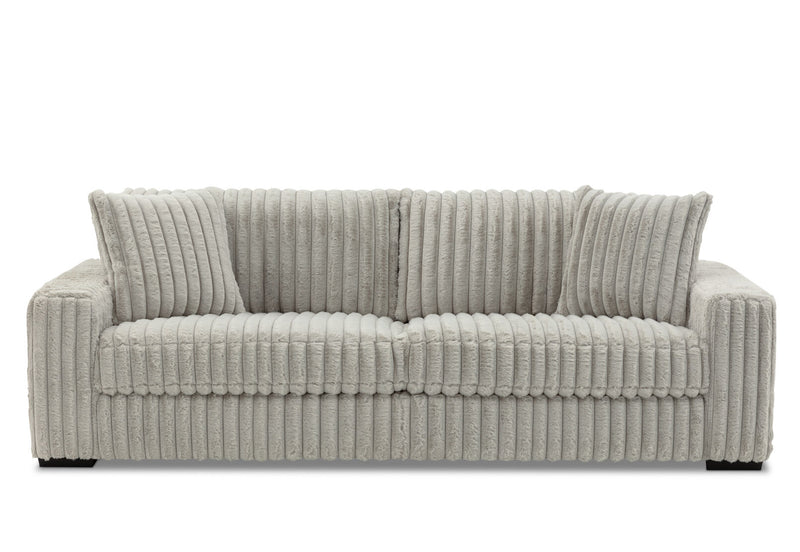 SACHA FABRIC 3.5 SEATER SOFA LIGHT GREY