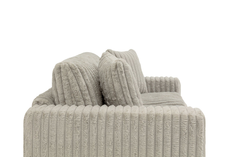 SACHA FABRIC 3.5 SEATER SOFA LIGHT GREY