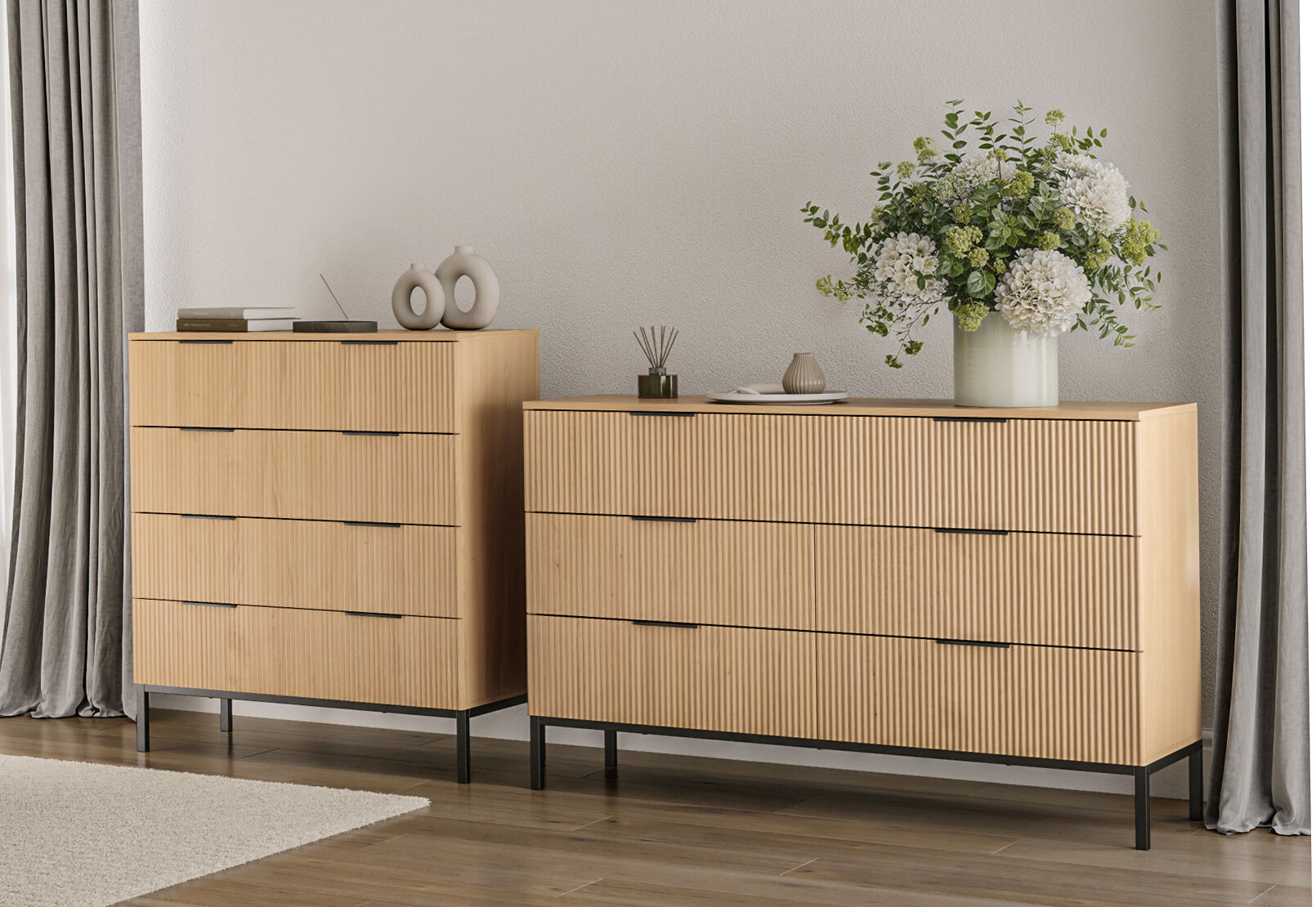 NORMAN DRESSER NATURAL