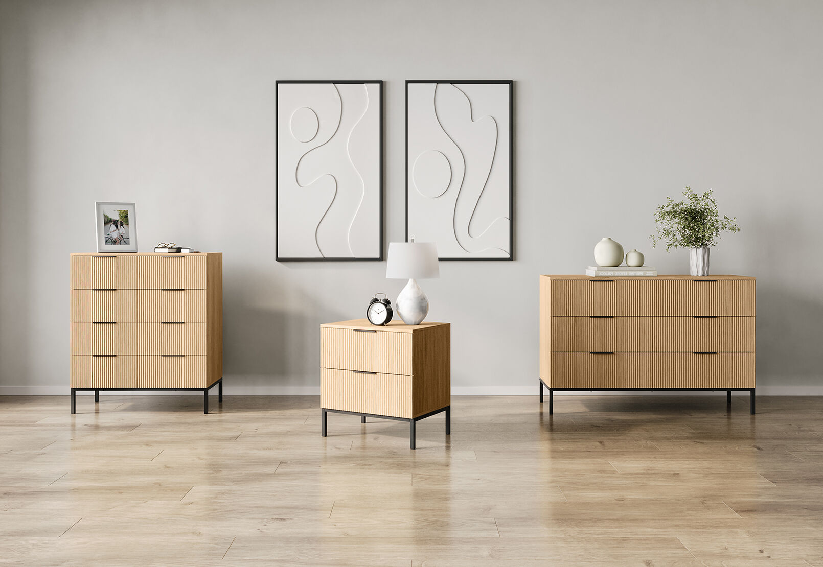 NORMAN DRESSER NATURAL