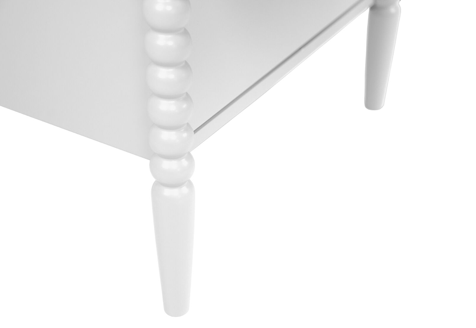 PORDENONE 2 DRAWER BEDSIDE WHITE