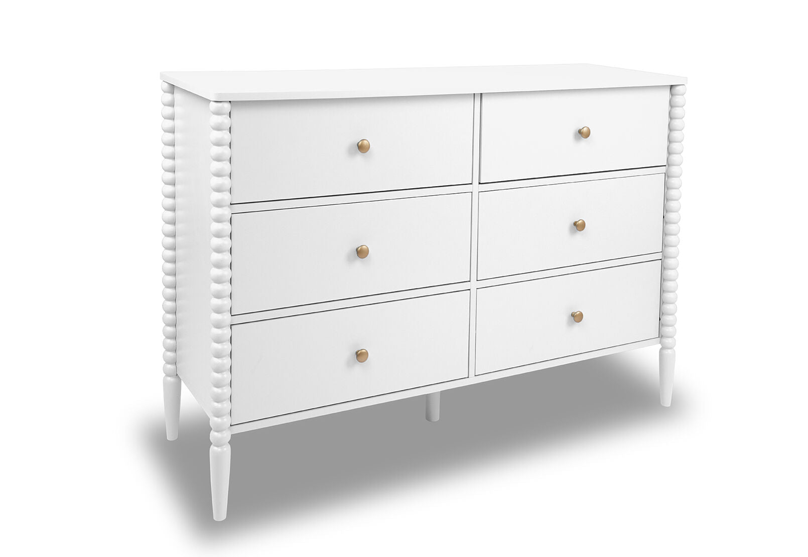PORDENONE 6 DRAWER DRESSER WHITE