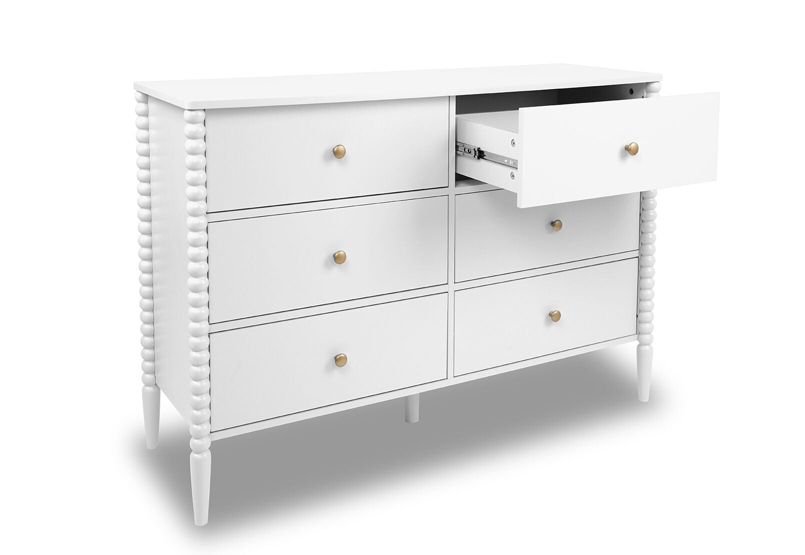 PORDENONE 6 DRAWER DRESSER WHITE