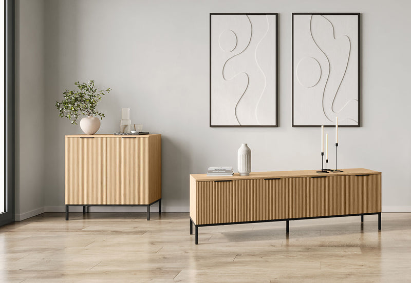 NORMAN 2 DOOR BUFFET NATURAL