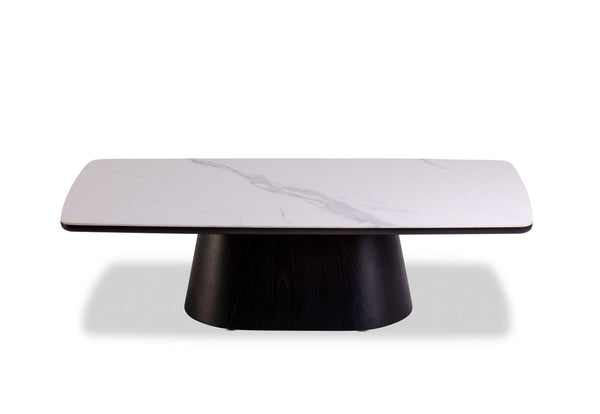 DORVAL COFFEE TABLE 	WHITE/BLACK