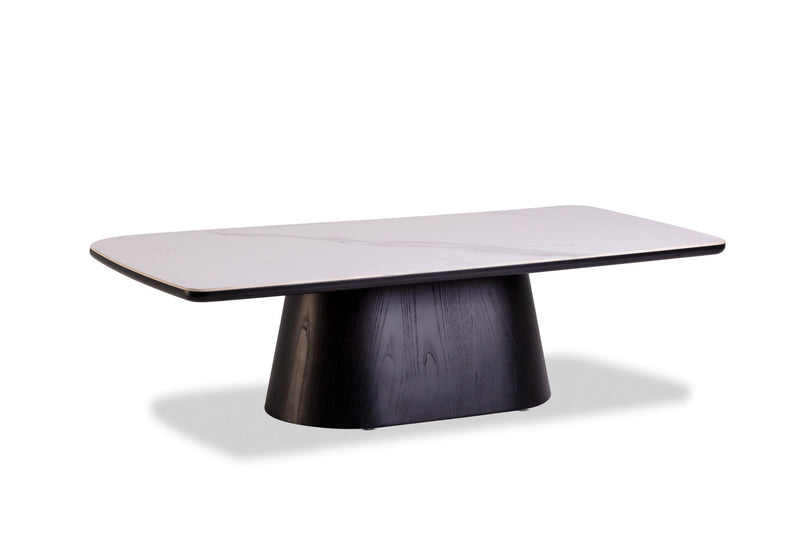 DORVAL COFFEE TABLE 	WHITE/BLACK